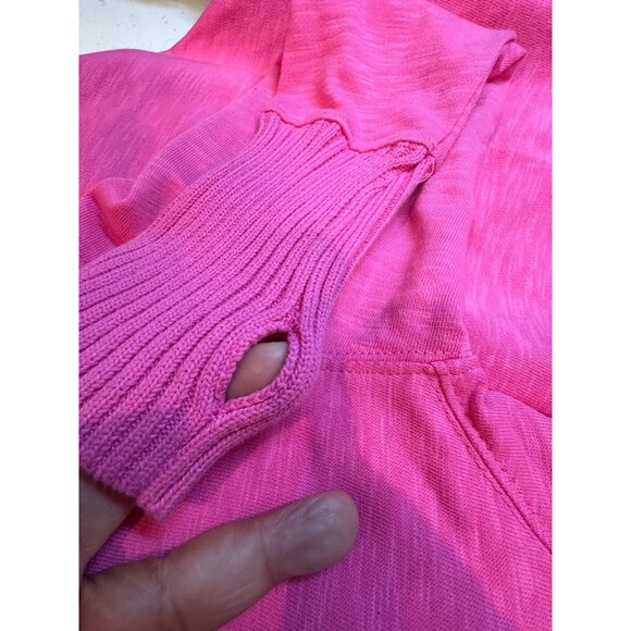 Blueb Collection Pink Hooded Pullover With Snap Buttons - Picture 13 of 13